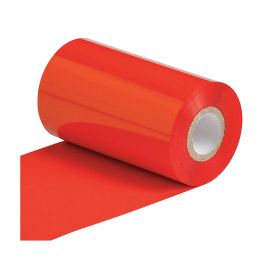 Ribbon - Resin, dark red, 300m x 110mm, 1 Zoll-Core, Coated Side Inside-TTF300110-HI-DR