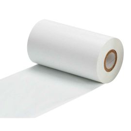 Ribbon - Resin, white, 300m x 110mm, 1 Zoll-Core, Coated Side Outside-TTF300110-HA-WE