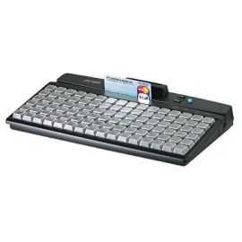 PrehKeyTec MCI 84 Keyboard, programmable, 84 keys, numeric, magnetic stripe reader, USB, incl.: keys, PS2-Adapter, colour: white-90328-304/1800