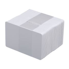 Plastic cards, re-writable, 100 pcs.