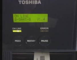 Toshiba Tec B-SA4 DT/TT printer, 8 dots/mm (203 dpi), Printsnelheid Max. 152,4 mm/s, *Plastic behuizing* (Parallel, USB, LAN) power supply unit, power cable-18221168675